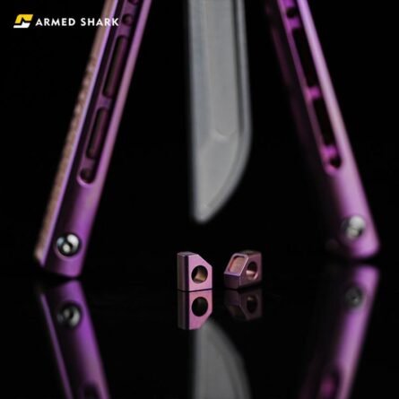 ARMED SHARK Sentinel V2 Balisong Titanium Handle - Image 3