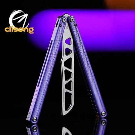 ARMED SHARK Sasori Balisong Titanium Handle