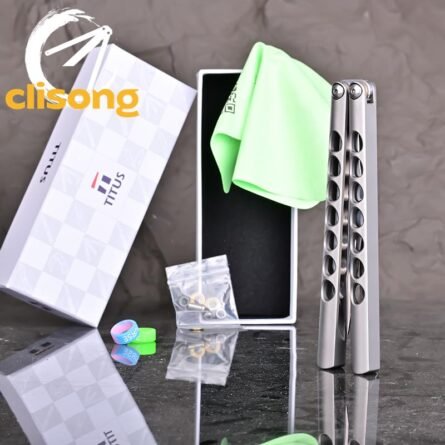 Titus Fiore Balisong Titanium Handle - Image 8