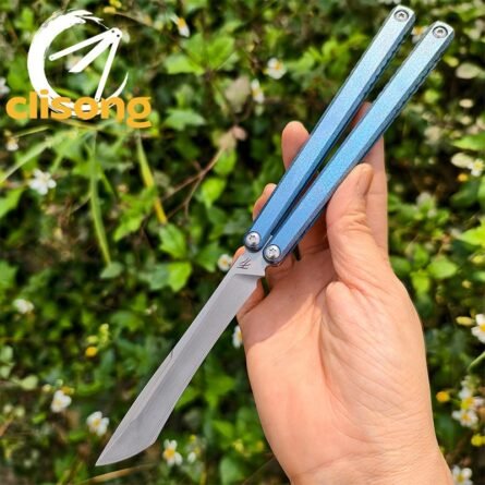 Baliplus Gaboon Balisong Titanium Handle