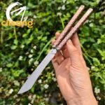 Baliplus Gaboon Balisong Titanium Handle - Image 5