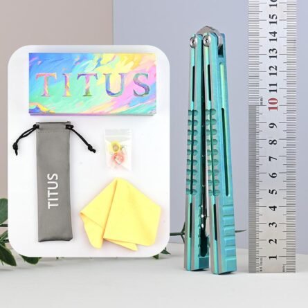 Titus Mirage Original Balisong Titanium Handle - Image 10