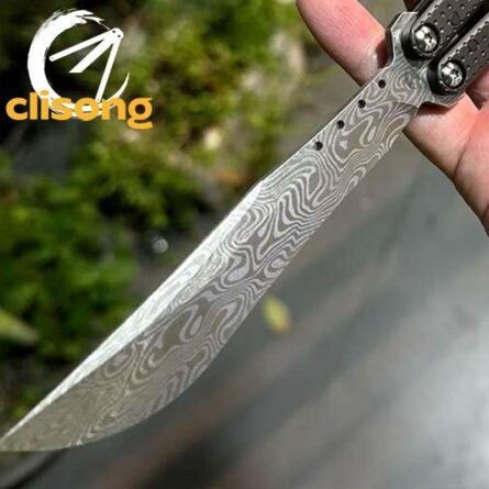 Custom Balisong Blade Surface Finish & Treatment Service