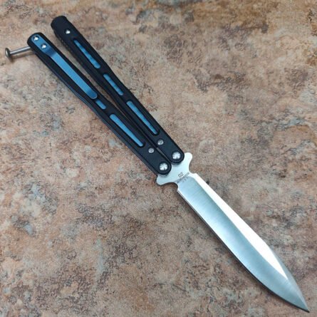 THEONE BM51 Balisong Clone – Titanium Handle with G10 Inlays - Image 2