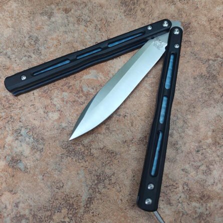 THEONE BM51 Balisong Clone – Titanium Handle with G10 Inlays - Image 3