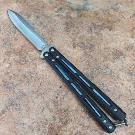 THEONE BM51 Balisong Clone – Titanium Handle with G10 Inlays - Image 5