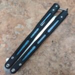 THEONE BM51 Balisong Clone – Titanium Handle with G10 Inlays - Image 6