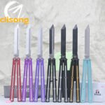 Titus Kraken V3 Grooved Edition Balisong 7075 Aluminum False