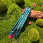 Baliplus Medusa Balisong Clone Ice Crystal Titanium Handle - Image 2