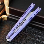 TUYAKNIFE Jormungandr Balisong Titanium Alloy Original Design by Korean Designer - Image 7