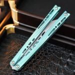 TUYAKNIFE Jormungandr Balisong Titanium Alloy Original Design by Korean Designer - Image 8