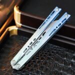 TUYAKNIFE Jormungandr Balisong Titanium Alloy Original Design by Korean Designer - Image 9