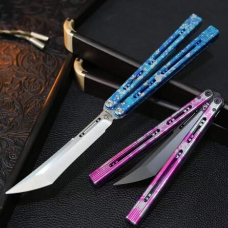 Newera Original Sunshine Balisong 7075 Aluminum False Edge - Image 5