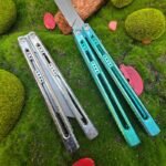 Baliplus Medusa Balisong Clone Ice Crystal Titanium Handle - Image 6