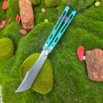 Baliplus Medusa Balisong Clone Ice Crystal Titanium Handle - Image 7