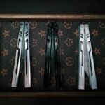 Once Original Design Alpha Bone Balisong 7075 Aluminum Alloy Handle False - Image 5