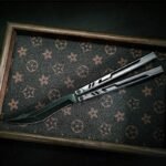 Once Original Design Alpha Bone Balisong 7075 Aluminum Alloy Handle False - Image 9