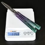 Longslip Aries Balisong 7075 Aluminum Handles & Tuning Fork Blade - Image 5