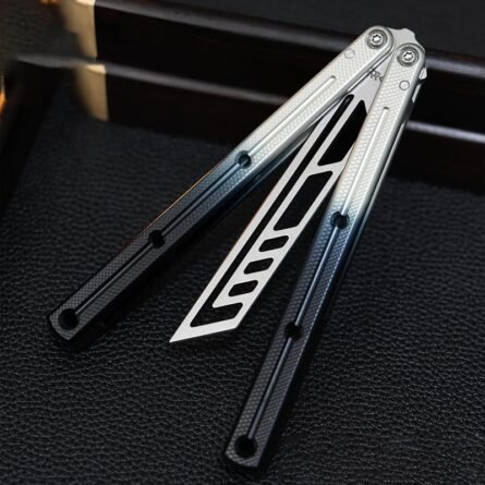 ARK Knives Kraken V2.5 Balisong 7075 Aluminum Speed Channel Handle - Image 3