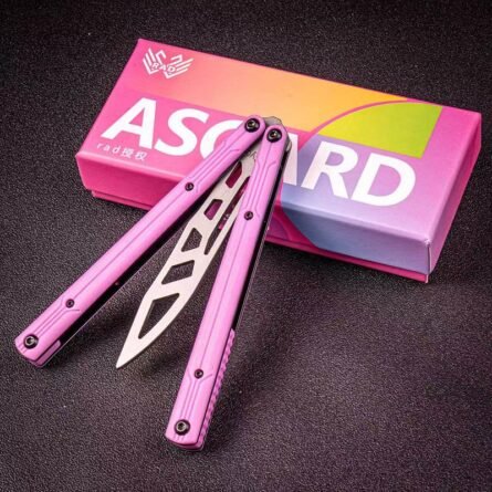Asgard Cygnus G10 Scales Trainer Balisong with Steel Liners - Image 3