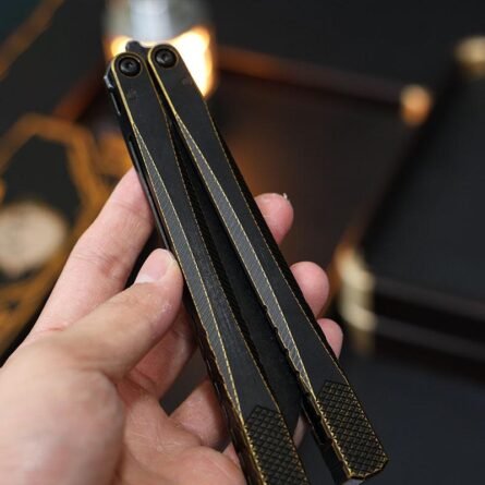 PE Studio Guxi Balisong Original Design 7075 Aluminum Alloy Handle - Image 3