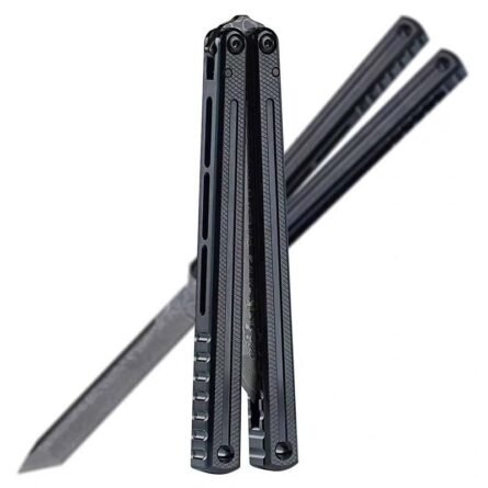 Armed Shark Damascus Kraken V3 Balisong - Image 5