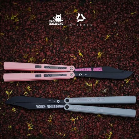 OA × LTESRYE Charon CNC Plastic (Acetal) Non-Metal Balisong Trainer - Image 4