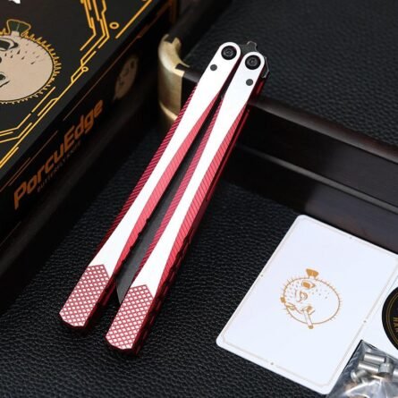 PE Studio Guxi Balisong Original Design 7075 Aluminum Alloy Handle - Image 5