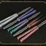 Longslip Aries Balisong 7075 Aluminum Handles & Tuning Fork Blade - Image 6