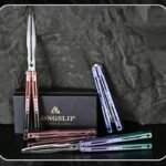 Longslip Aries Balisong 7075 Aluminum Handles & Tuning Fork Blade - Image 7
