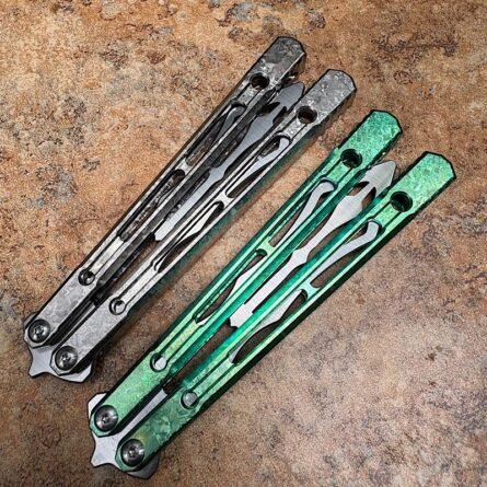 THEONE Blackbird Balisong Titanium Handle Bushing System - Image 2