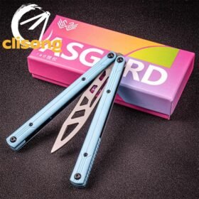 Asgard Cygnus G10 Scales Trainer Balisong with Steel Liners
