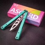 Asgard Cygnus G10 Scales Trainer Balisong with Steel Liners - Image 7