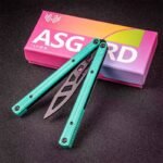 Asgard Cygnus G10 Scales Trainer Balisong with Steel Liners - Image 2