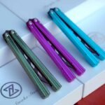 Purple Smoke Studio Mountain Sovereign V2 Original Trainer Balisong - Image 4
