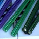 Purple Smoke Studio Mountain Sovereign V2 Original Trainer Balisong - Image 5