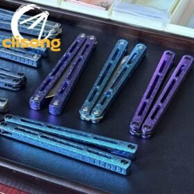 Baliplus Tsunami V4 Balisong Clone Ice Crystal Edition