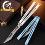 BanShu Laser G10 Scales Trainer Balisong with Steel Liners