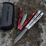 MuMill Regime V1 Balisong Clone Aluminum Handle with Bushings - Image 9