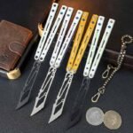 Newera Original Fuyau Balisong 7075 Aluminum Liner with G10 Scales - Image 2