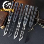 Newera Original Fuyau Balisong 7075 Aluminum Liner with G10 Scales