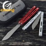 MuMill Regime V1 Balisong Clone Aluminum Handle with Bushings