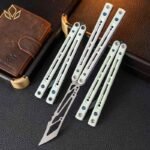 Newera Original Fuyau Balisong 7075 Aluminum Liner with G10 Scales - Image 3