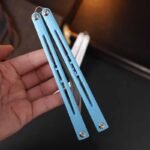 BanShu Laser G10 Scales Trainer Balisong with Steel Liners - Image 6