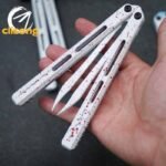 WZM Ping An Xi Le V3 Tuning Fork Balisong Trainer
