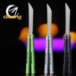ARMED SHARK E-Volve Hex Balisong 7075 Aluminum Handle