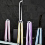 Longslip Original Hot Dog Balisong 7075 Aluminum Handles + G10 Scales - Image 3