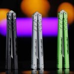 ARMED SHARK E-Volve Hex Balisong 7075 Aluminum Handle - Image 2
