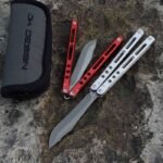 MuMill Regime V1 Balisong Clone Aluminum Handle with Bushings - Image 3