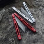 MuMill Regime V1 Balisong Clone Aluminum Handle with Bushings - Image 6
